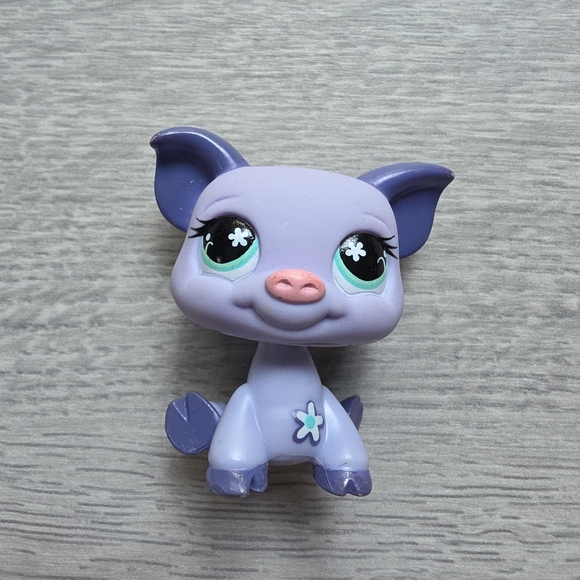 Littlest Pet Shop Purple Pig - Picture 1 of 4